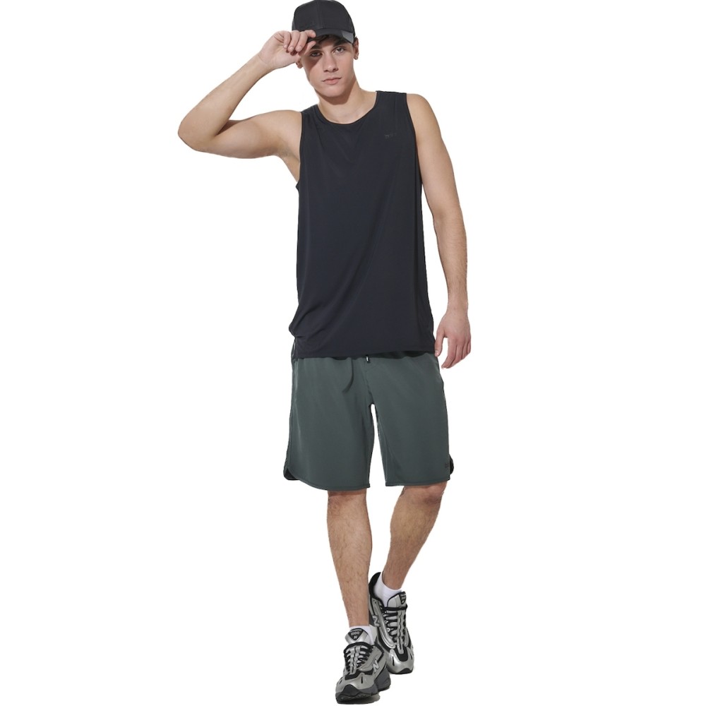 Ανδρικό Σόρτς Body Action Men's Workout Shorts 033620-07E (Stone Khaki)