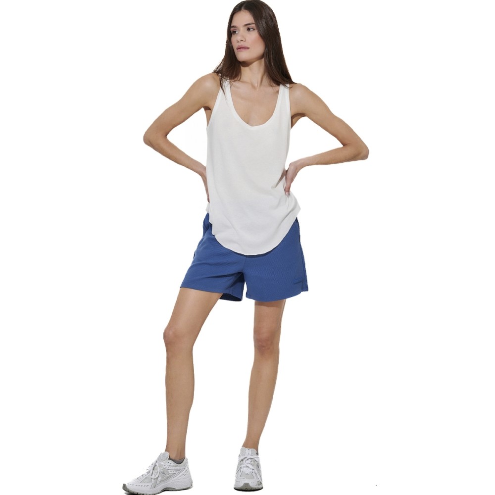 ΓυναικείοT-Shirtι Body Action Women's Modal Tank Top 041617-01 (White Alyssum)