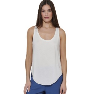 ΓυναικείοT-Shirtι Body Action Women's Modal Tank Top 041617-01 (White Alyssum)
