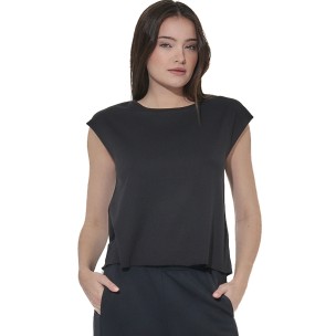 Γυναικείο Μπουστάκι Body Action Women's Modal Cropped Tank Top 041619-01 (Black)
