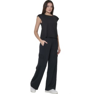 Γυναικείο Μπουστάκι Body Action Women's Modal Cropped Tank Top 041619-01 (Black)