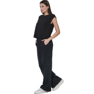 Γυναικείο Μπουστάκι Body Action Women's Modal Cropped Tank Top 041619-01 (Black)