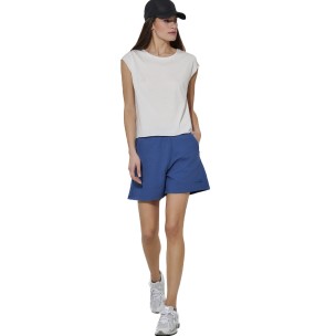 Γυναικείο Μπουστάκι Body Action Women's Modal Cropped Tank Top 041619-01 (White Alyssum)