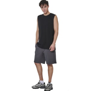 Ανδρικό T-Shirt Body Action Men's Modal Sleeveless Tee 043608-01 (Black)