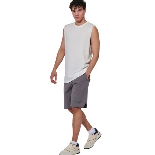 Ανδρικό T-Shirt Body Action Men's Modal Sleeveless Tee 043608-05A (White Alyssum)