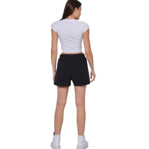 Γυναικείο T-Shirt Body Action Women's Cropped Stretch Jersey T-Shirt 051625-01 (White)