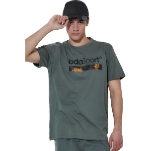 Ανδρικό T-Shirt Body Action Men's Logo T-Shirt 053616-07A (Balsam Green)