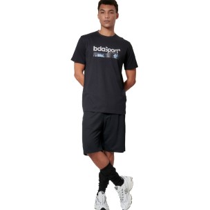 Ανδρική Βερμούδα Body Action Men's Essentials French Terry Shorts 033616-01 (Black)