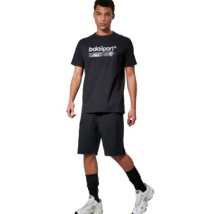 Ανδρική Βερμούδα Body Action Men's Essentials French Terry Shorts 033616-01 (Black)