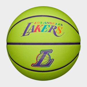 Μπάλα Μπάσκετ Wilson Nba Team Neon Basketball Los Angeles Lakers WZ4037404XB7 (Size 7)