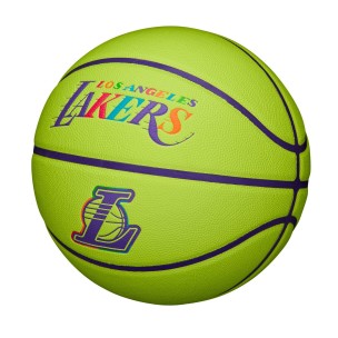 Μπάλα Μπάσκετ Wilson Nba Team Neon Basketball Los Angeles Lakers WZ4037404XB7 (Size 7)