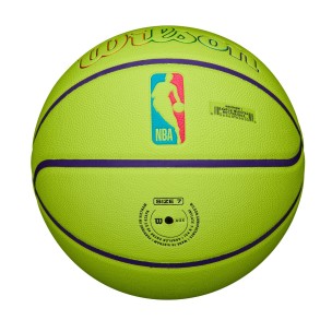Μπάλα Μπάσκετ Wilson Nba Team Neon Basketball Los Angeles Lakers WZ4037404XB7 (Size 7)