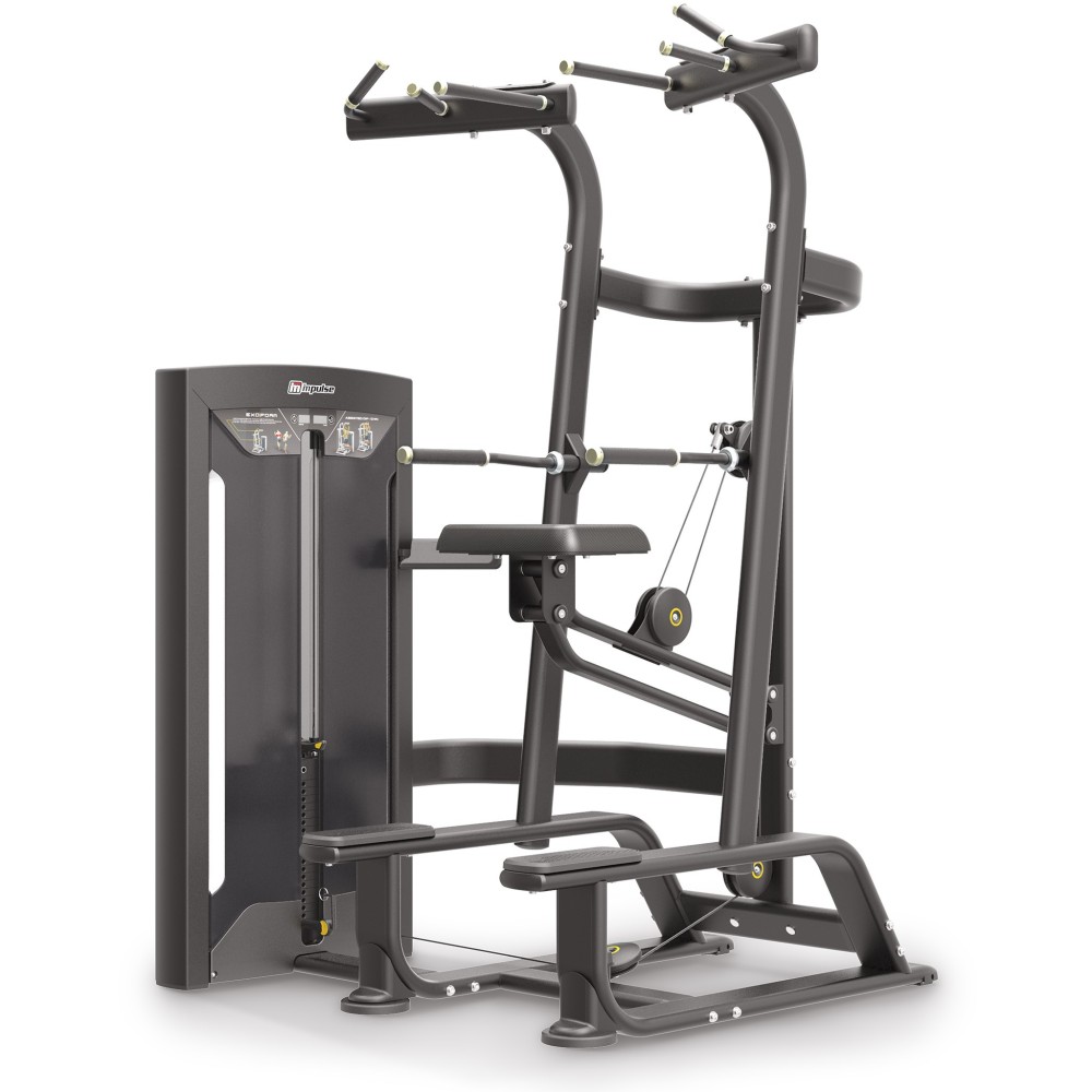 Μονόζυγο/Δίζυγο Impulse Weight Assisted Chin / Dip Combo FE9720 (Μαύρο)