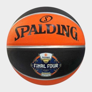 Μπάλα Μπάσκετ Spalding TF-150 Eurolegue Athens Final Four 2026 85-614Z (Indoor/Outdoor) (Size 7)