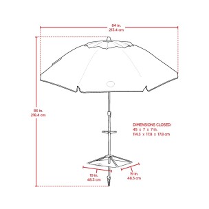Ομπρέλα Θαλάσσης 2.13m Tommy Bahama 371TB7-2697