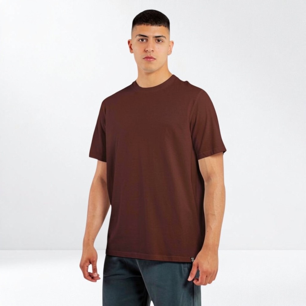 Ανδρικό T-Shirt Be:Nation Essentials Crew Neck s/s Tee 05312501-9E (New Maroon)