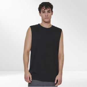 Ανδρικό T-Shirt Body Action Men's Modal Sleeveless Tee 043608-01 (Black)