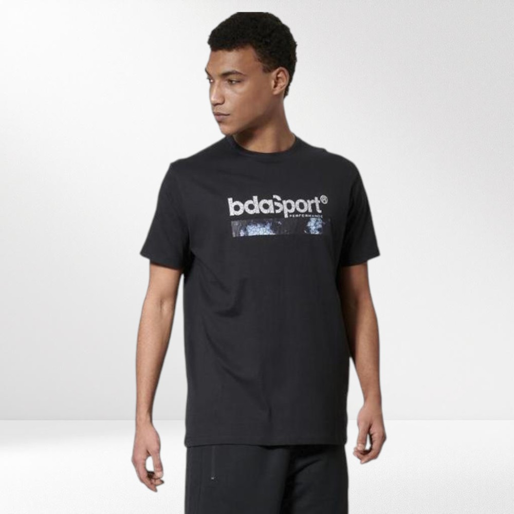 Ανδρικό T-Shirt Body Action Men's Logo T-Shirt 053616-01 (Black)