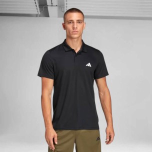 Ανδρικό T-Shirt Polo TR-ES BASE POLO IB8103 BLACK/WHITE