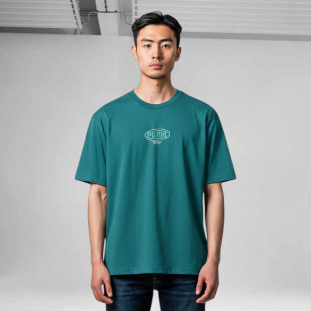 Ανδρικό T-Shirt Puma Ess Logo Lab Relaxed Story 1 Tee 692023-41