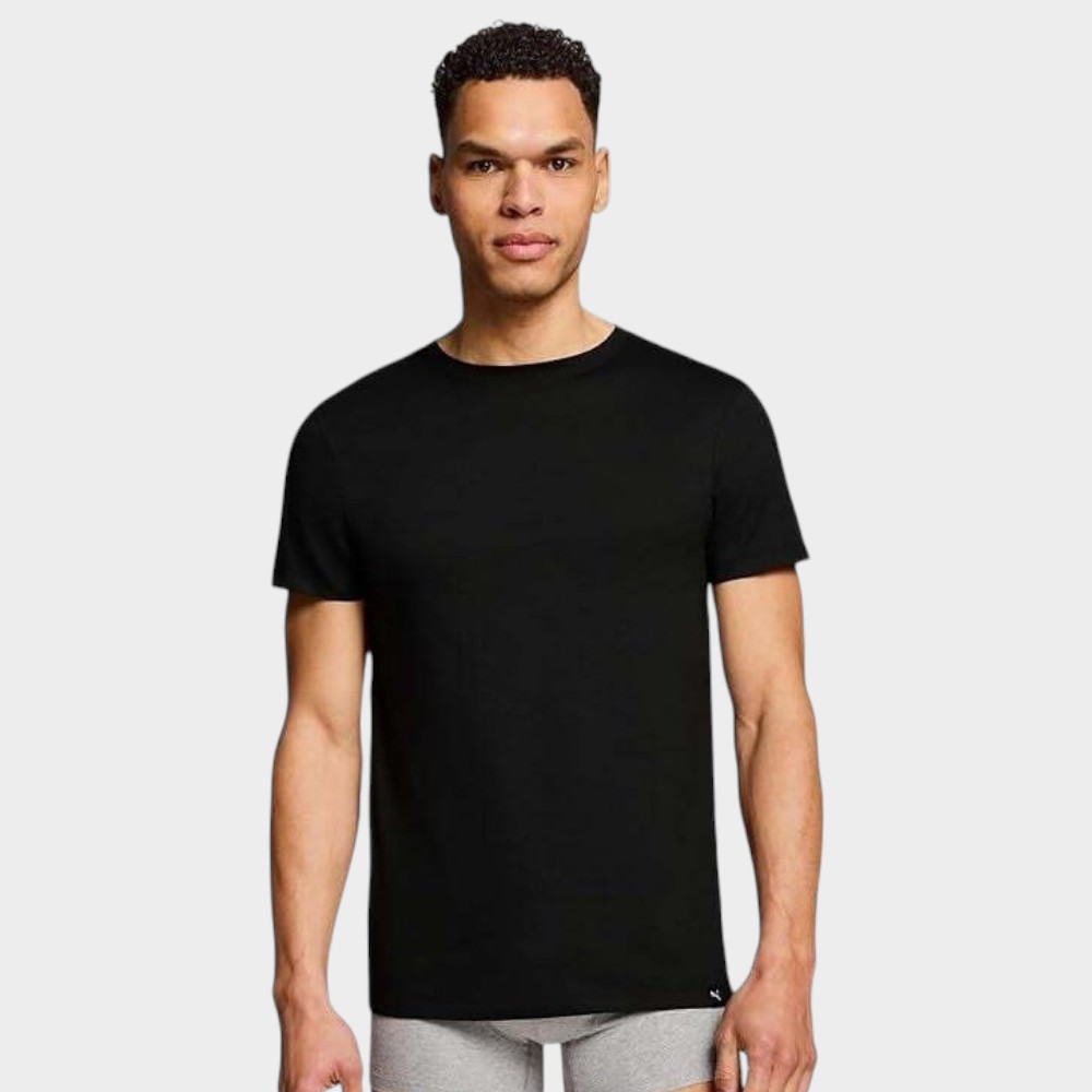 Ανδρικές Φανέλες Κοντομάνικες Puma Everyday Crew Neck 2Pack 701235920-001
