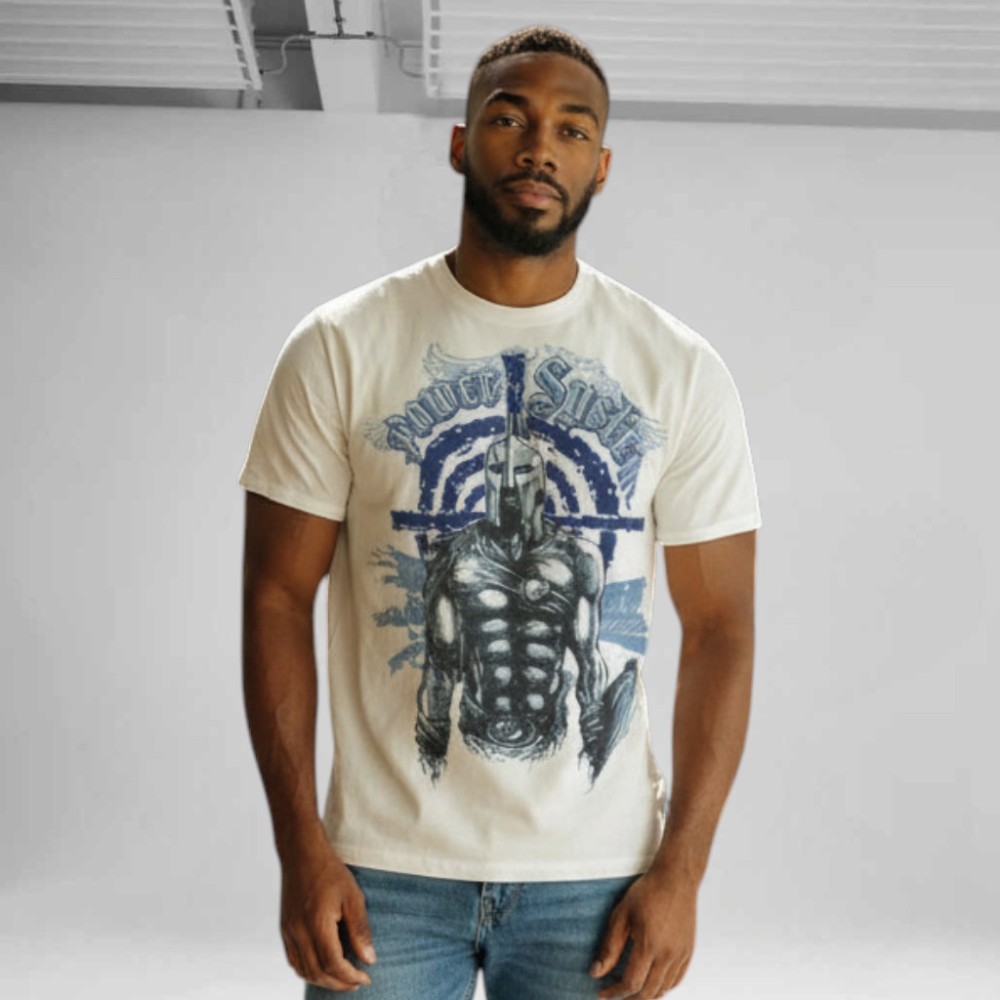 T-shirt "SPARTAN" (λευκό) POWER SYSTEM PS 5000W