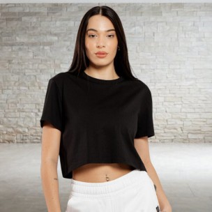 Γυναικείο T-Shirt Be:Nation BNTN Oversized Crop Top 05112509-01 (Black)