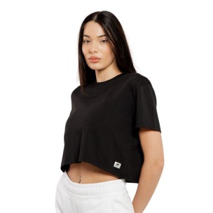 Γυναικείο T-Shirt Be:Nation BNTN Oversized Crop Top 05112509-01 (Black)