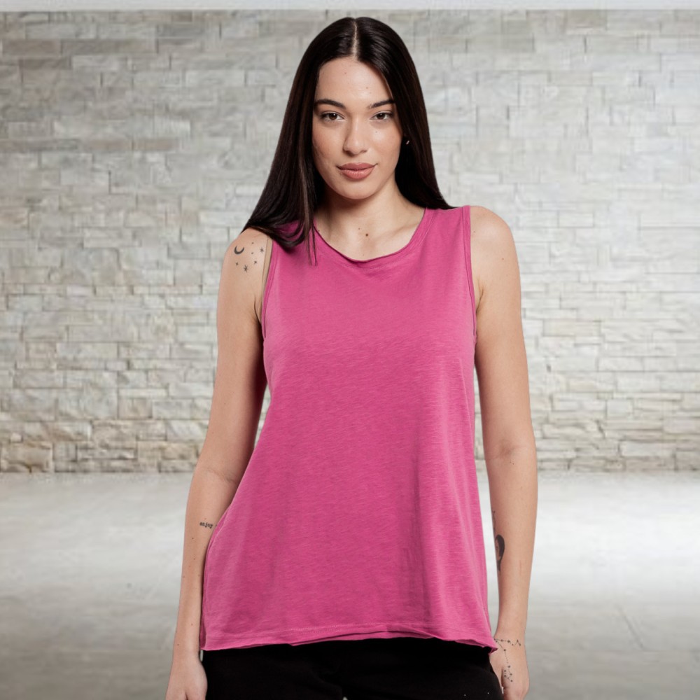 Γυναικείο T-Shirt Be:Nation Essentials Slub Sleeveless Tee 04112501-9F (Mauve)