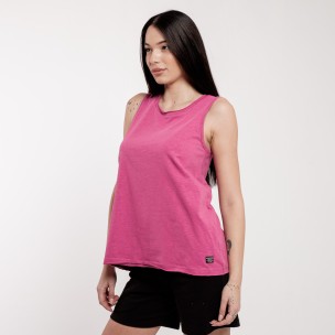 Γυναικείο T-Shirt Be:Nation Essentials Slub Sleeveless Tee 04112501-9F (Mauve)