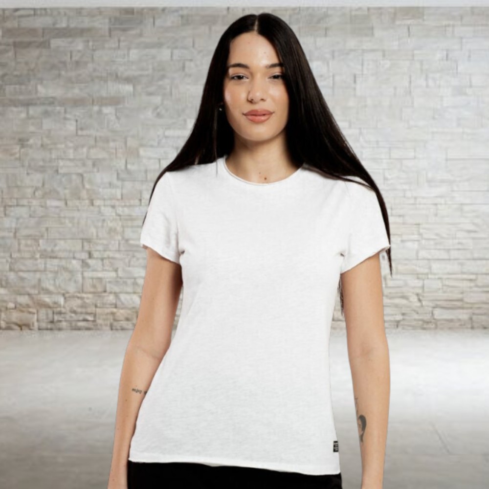 Γυναικείο T-Shirt Be:Nation Essentials Slub s/s Tee 05112502-02 (White)