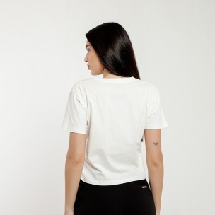 Γυναικείο T-Shirt Be:Nation S/S Crop Top 05112503-2A (Offwhite)