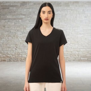 Γυναικείο T-Shirt Be Nation Women V Neck S/S Tee Essentials 05112402-01