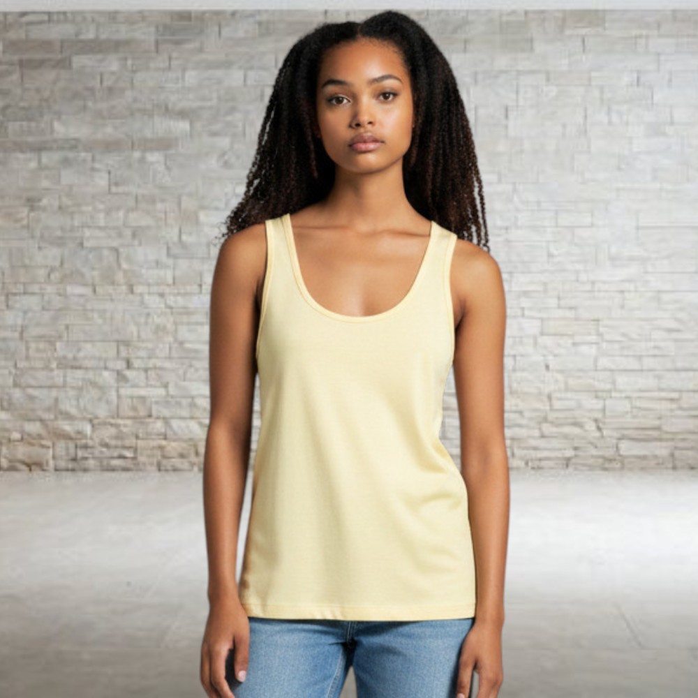 Γυναικεία Αμάνικη Μπλούζα GSA Glory Loose Tank Top 3728016 Yellow