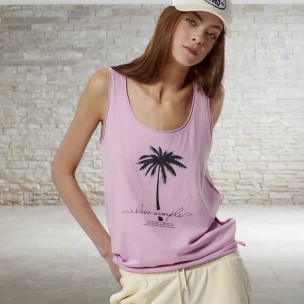 Γυναικείο T-Shirt Body Action Women's Regular Fit Beach Tank Top 041424-13C Orchid Lilac