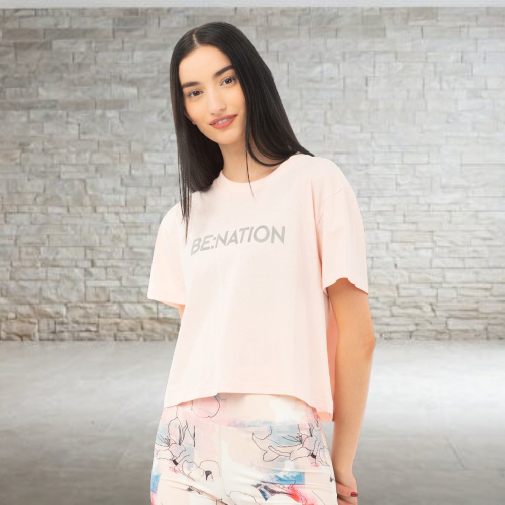 Γυναικείο T-Shirt Be Nation Women S/S Crop Top 05112403-8A