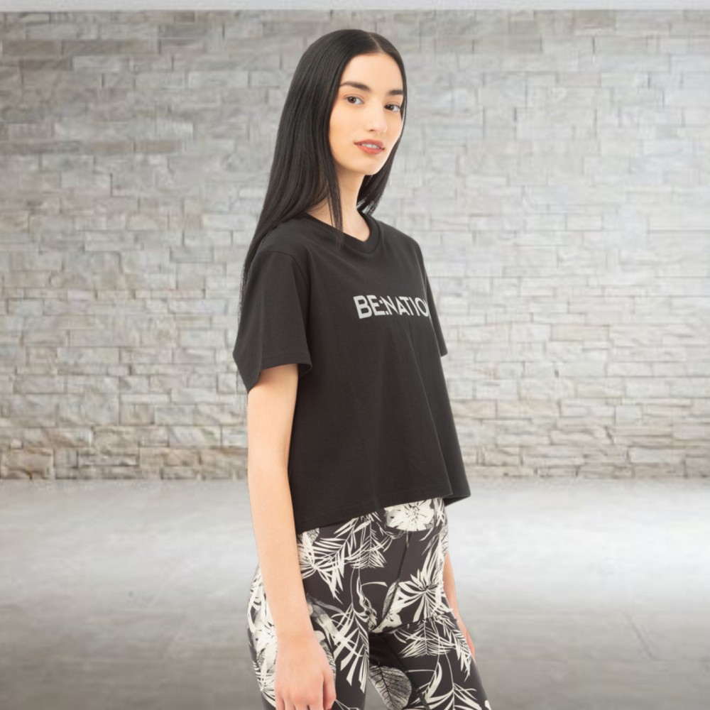 Γυναικείο T-Shirt Be Nation Women S/S Crop Top 05112403-01
