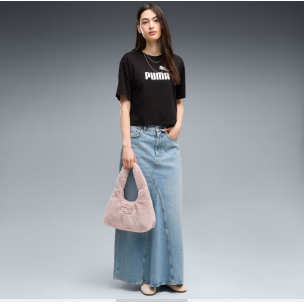 Γυναικεία κοντομάνικη μπλούζα Puma Women's Essentials Cropped No1 Logo Relaxed Tee 684972-01