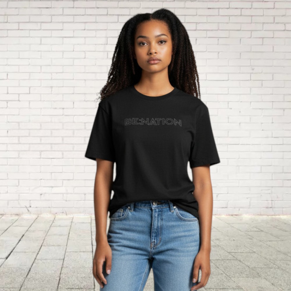 Γυναικείο T-Shirt Be:Nation Essentailas Logo T-Shirt 05102504-01 (Black)