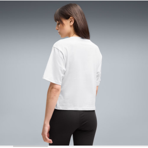 Γυναικεία κοντομάνικη μπλούζα Puma Women's Essentials Cropped No1 Logo Relaxed Tee 684972-02
