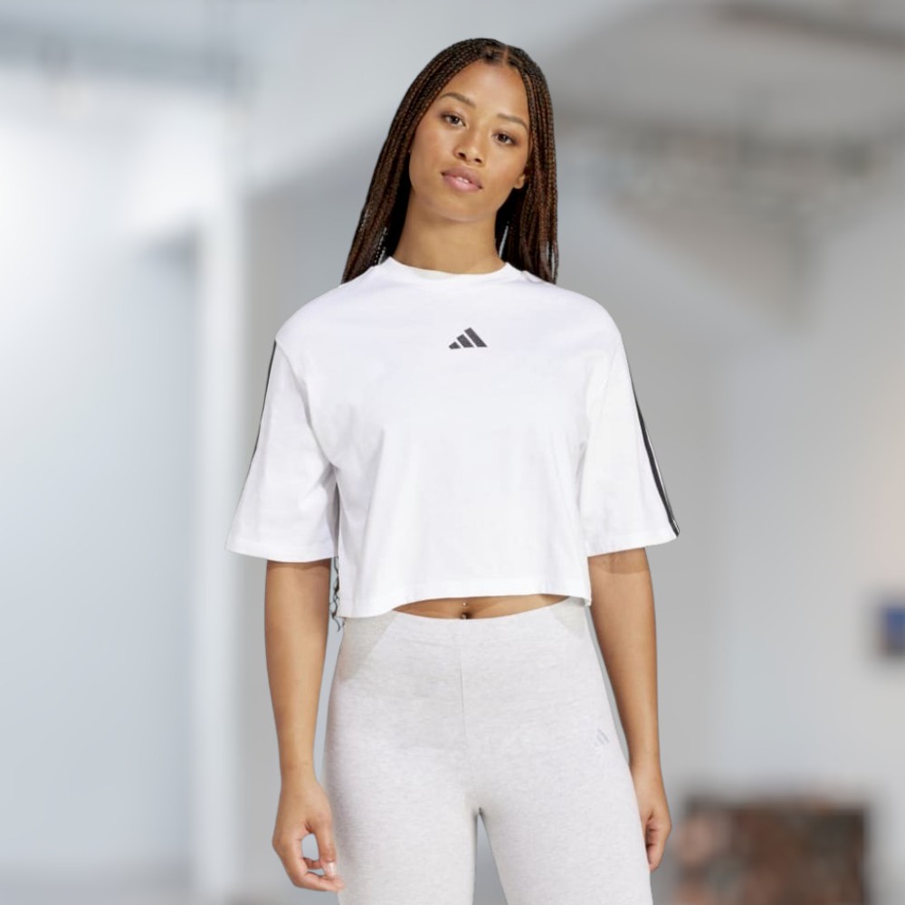 Γυναικείο T-Shirt Adidas Essentials 3-Stripes JD4999