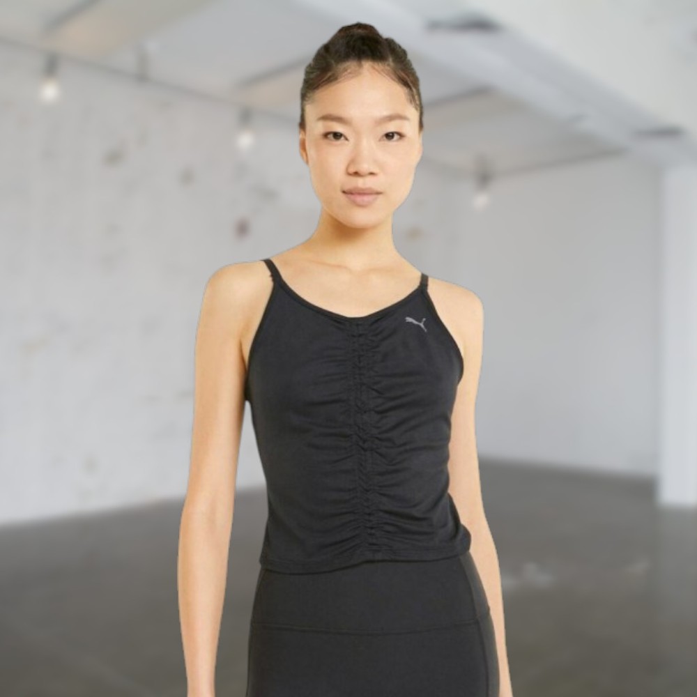 Γυναικείο T-shirt Puma Studio Foundation Ruched Tank 521604 01