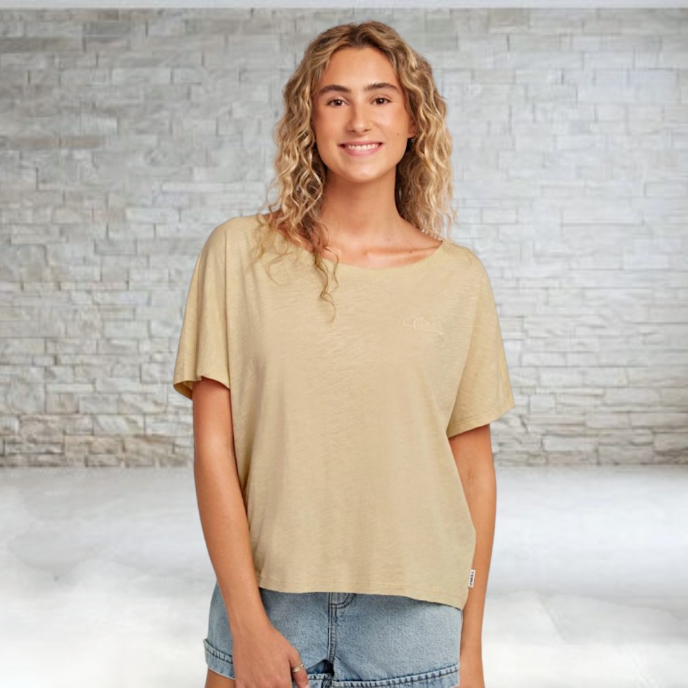 Γυναικείο T-Shirt Essentials O'Neill Script Scoop Neck T-Shirt 1850259-17526