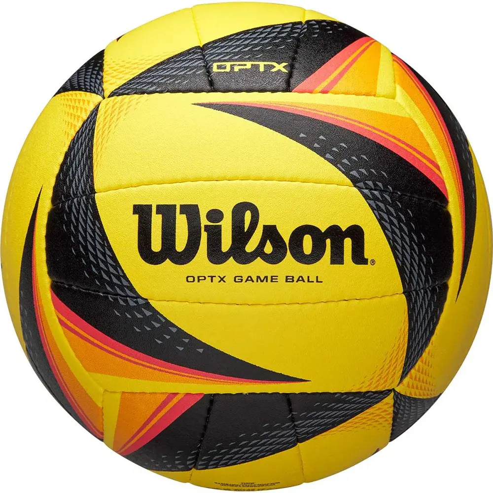 Μπάλα Beach Volley Wilson OPTX FIVB VB Game Ball (Black/Yellow) WV3000801XBOF