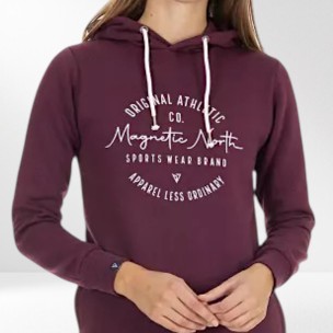 WOMEN SWEAT DRESS 20065-BORDEAUX