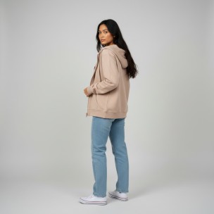 Γυναικεία Ζακέτα με κουκούλα Be:Nation Essentials Zipper Hoodie Nude 07102501-8H
