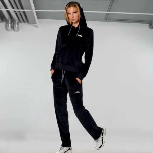 Γυναικείο Παντελόνι Φόρμας Body Action Women's Basic Velour Pants (Black)