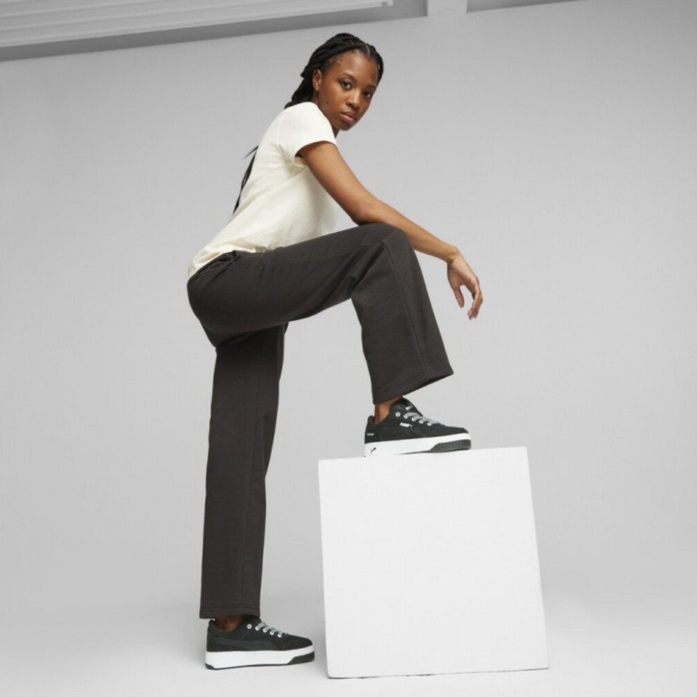Γυναικείο Παντελόνι Φόρμας Puma ESS+ Straight Leg Small Logo Pants FL 676093-01
