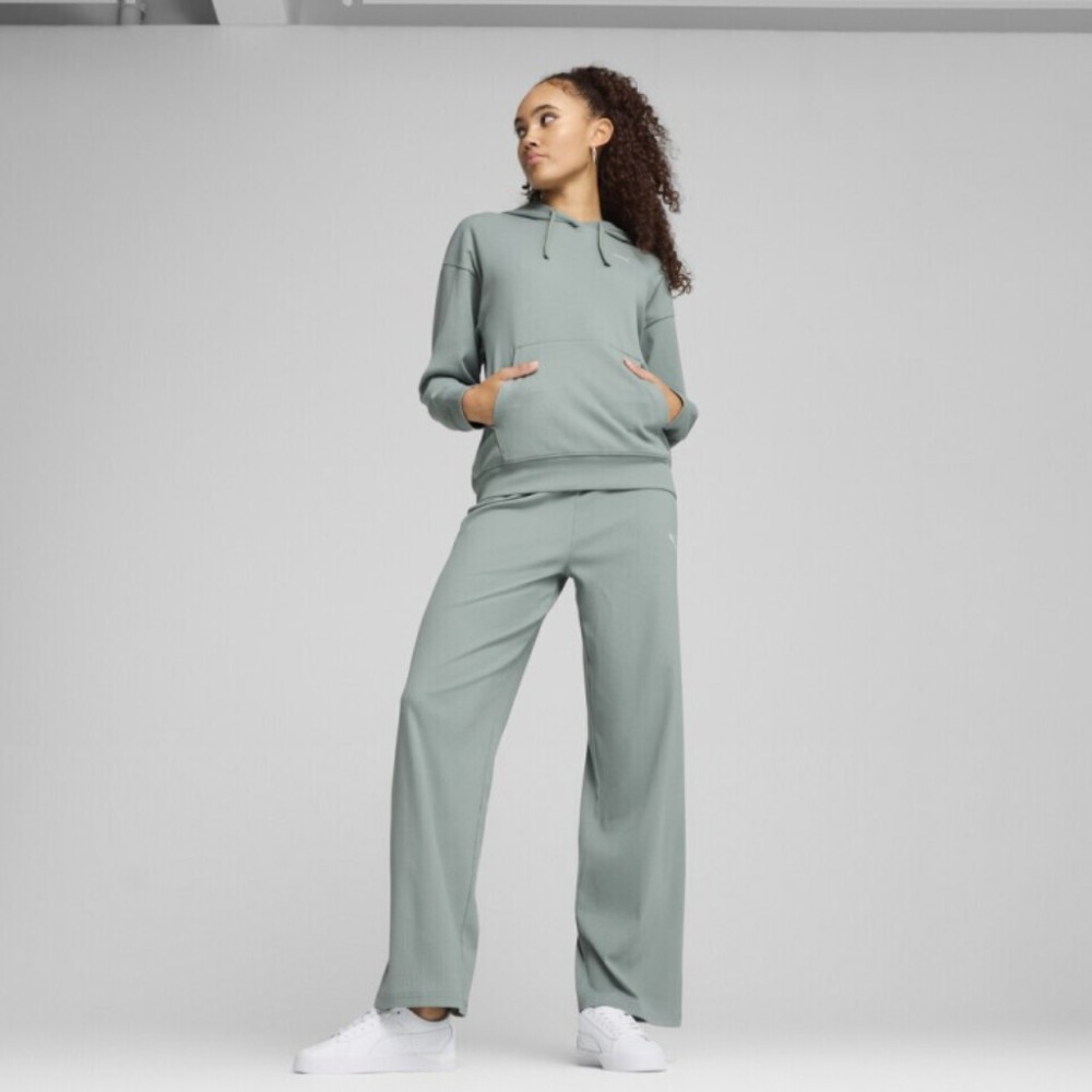 Παντελόνι Φόρμας PUMA Ess Elevated High-Waist Straight Leg Rib Pants  685025-30