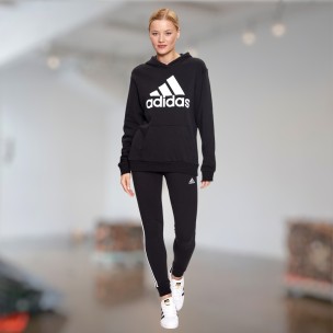 Γυναικείο Παντελόνι Φόρμας Adidas Essentials Fleece 3-Stripes Women's Pants HZ5753